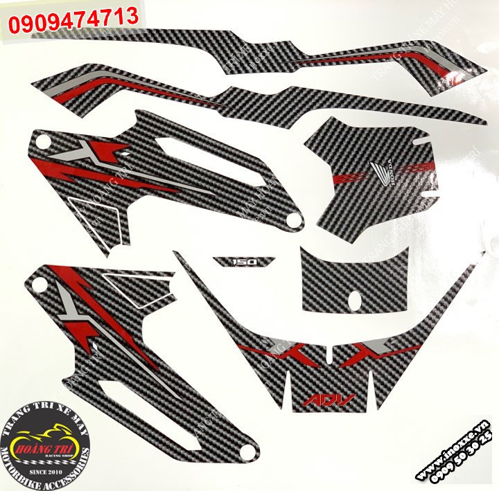 Bộ Decal Body Kit HTR cho xe ADV 150